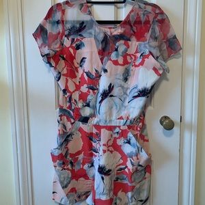 Parker Silk Floral Romper